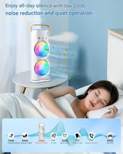 Double Fan Rechargeable Mini Spray Cooler